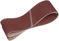 HARFINGTON 4 x 132 Inch Sanding Belts, 3 Pcs 60 Grit Aluminum Oxide Abrasive Belt Sander File Belt for Woodworking, Metal Polishing, Knife Sharpener