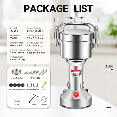 Electric Grain Mill Grinder