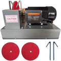 Goldsand Lawn Mower Blade Sharpener, 1HP 750W Lawnmower Blade Grinder Professiona with 9-inch Red Ceramic Grinding Wheel, for High/Low Lift Blades, Gator Blades, Flat Blades