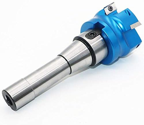 2.5 Inch Face Milling Cutter Aluminum 400R 63MM CNC End Milling Cutter Holder + R8-FMB22 Shank Face Shell Mill Arbor + 4pcs APKT1604 Carbide Inserts + 8mm Hexagon Wrench + T15 Wrench CNC Machine Tools