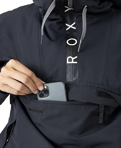 Roxy Women's Shelter Snowboard Jacket – 10k Waterproof Insulated Ski Jacket, Pfas-free, Hydrosmart Collar