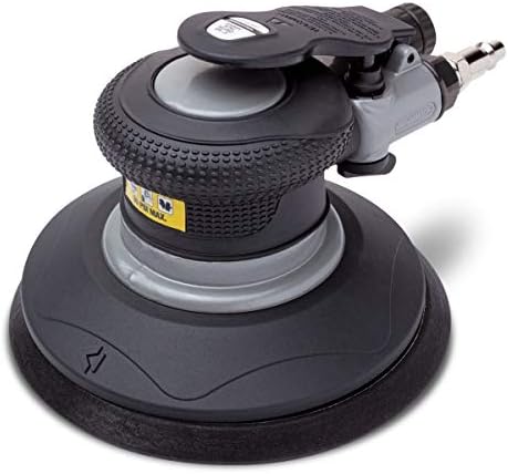 Rockwood 6 in. Air Random Orbital Palm Sander Dual Action Pneumatic Hand Sanding Round