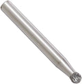 Drill America SD-14 Carbide Burr/Rotary File Ball-End Double Cut for Die Grinder 3/16" Dia. x 1/8" Cut Length with 1/4" Shank and 2" Overall Length, DUL Series