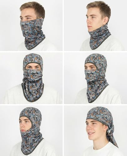BOCOMAL FR Balaclava with Face Mask Flame Resistant 5.5oz Lightweight 100%C