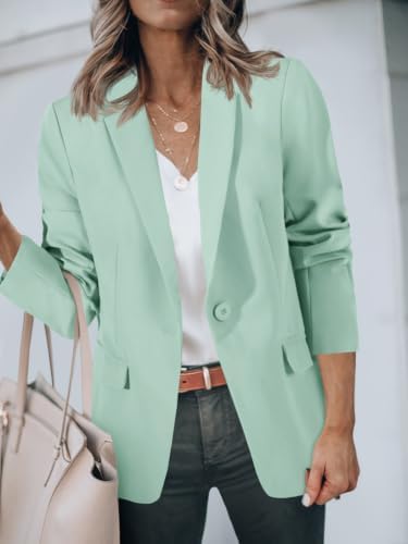 Cicy Bell Womens Casual Blazers Long Sleeve Work Office Suit Jackets Blazer