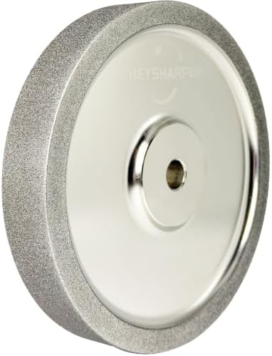 6 Inch CBN Grinding Wheel for Bench Grinder, 1/2" Arbor, 1" Wide, 1000 Grit