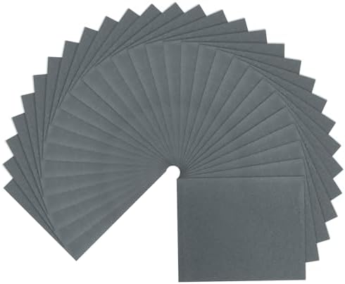 HARFINGTON 30pcs Sandpaper 2500 Grit 9 x 11 Inch Waterproof Backing Silicon Carbide Abrasive Wet Dry Sanding Sheets for Wood Finishing, Metal Sanding, Automotive Polishing