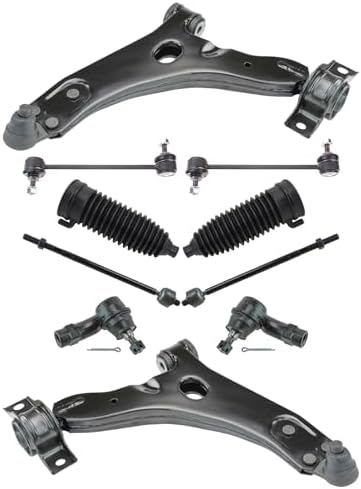 TRQ Front Steering & Suspension Kit Control Arm with Ball Joint Steering