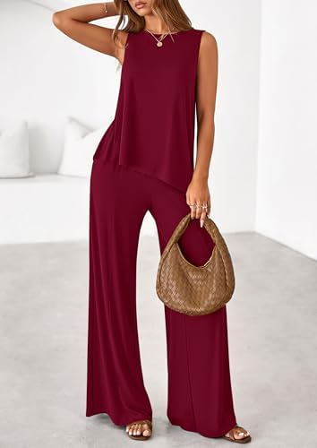 PRETTYGARDEN Women's Summer 2 Piece Matching Lounge Sets