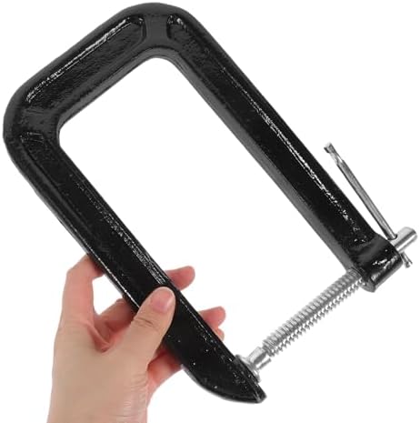 3-inch C-clamps Heavy Duty Table Mount Clamp, Universal Desktop Workholding Device with 180mm for Woodworking and Repair