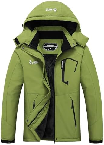 MOERDENG Women's Ski Jacket Warm Winter Coat Snowboarding Jacket
