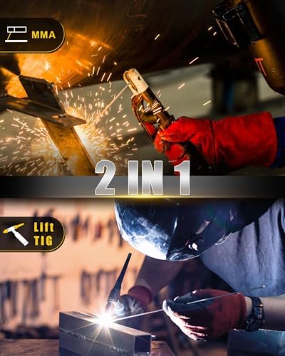 HIZONE Stick Welder, 2 in 1 200A ARC/Lift TIG Welding Machine,110V/220V