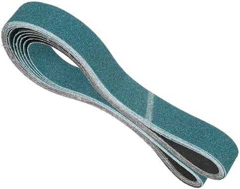 6 Pack Sanding Belts 2 x 60 Inch 36 Grit Zirconia Abrasive Belt Sander Paper for Belt Sander Metal Grinding Wood Working Weld Rust Removal