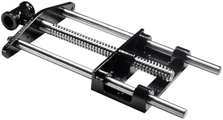 HFS(R) 9 Inch Woodworking Bench Vise, Heavy Duty Front Screw Vise for Workbench Chrome plating Leg Vise Hardware Woodworking with Mounting Screws