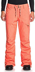 Roxy Women's Nadia Ski Pant – 10K Waterproof, Insulated, PFAS-Free, Adjustable Waist & Snow Gaiters