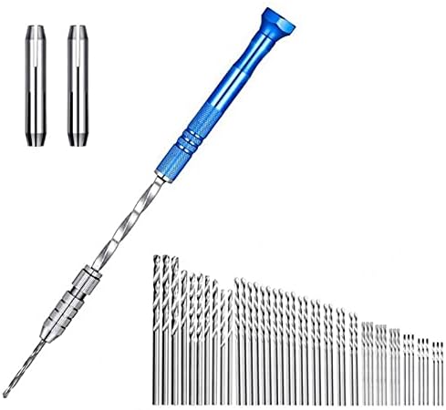 Drill Bits For Pin Hand Drill Bits For Set,Vise Hand Drill Twist Drill Bit For DIY Wood Clay Resin Casting Molds Jewelry Pendant Making