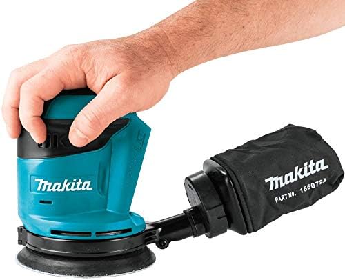 Makita XOB01Z 18V LXT Lithium-Ion Cordless 5" Random Orbit Sander, Tool Only (Renewed)