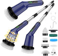 Electric Spin Scrubber for Bathroom, Shower Scrubber with Long Handle