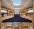 JS Sanders V Berth Boat Sheet 3 Pcs 600 TC Egyptian Cotton,Navy Blue