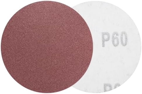 HARFINGTON 3 Pcs 2 Inch Sanding Discs 60 Grit Red Aluminum Oxide