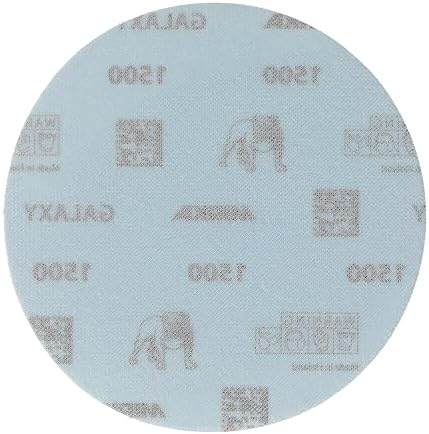Mirka Galaxy Sandpaper 6 inch Grit 1500 Hook & Loop 50 Discs