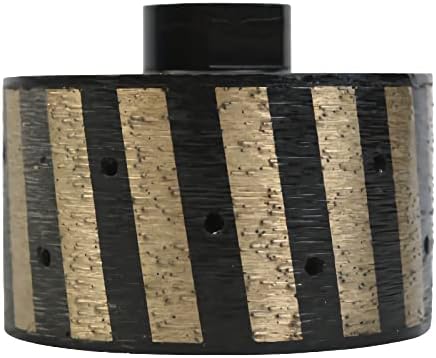 3 Inch Zero Tolerance Grinding Wheel Resin Filled Diamond Drum Wheel Profiler Grinding Wheel Grinding Drum for Sink Hole Granite Concrete 75mm Diamond Sink Gear Drum Wheel