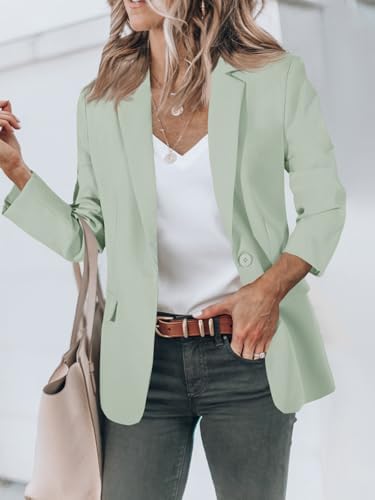 Cicy Bell Womens Casual Blazers Long Sleeve Work Office Suit Jackets Blazer