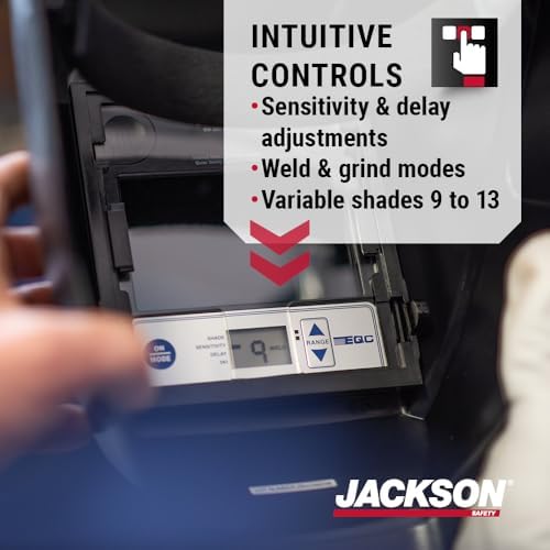 Jackson Safety NexGen Auto Darkening Welding Helmet - ADF Hood - ANSI Z87.1