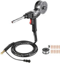 VEVOR 135Amp Spool Gun with 10FT Cable, Replacement for Miller Spoolmate 100 - with 11PCS Mig Welding Contact Tips, ER4043 0.035" Aluminum Mig Welding Wire & Toolbox