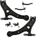 TRQ Front Steering & Suspension Kit Ball Joint Control Arm Tie Rod