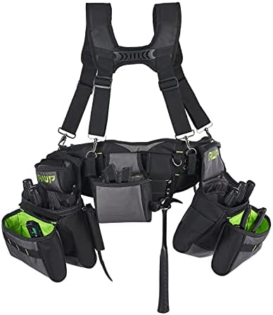 AWP Tool Belt Tool Rig, Durable Premium Utility Belt Organizer for Men & Women, Utility Work, Electrician, Mechanic