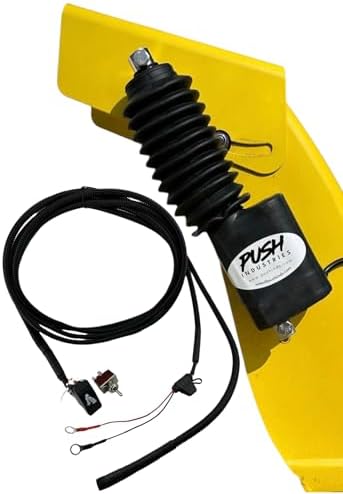 Push Industries 118.507 Powered Snow Blower Actuator Chute Deflector Control Kit - Designed for Deere, 47", 54", & 60" Snow Blowers (Complete Wire Harness w/Toggle & Rocker inc.)