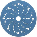 3M Hookit Blue Abrasive Disc, 321U, 36180, 6 in, 320+ Grade, Multi-Hole