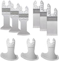 PECHAM 9PCS Diamond Oscillating Tool Blade, Multi Tool Blades Kits for Grout Removal and Soft Tile Cut, Fit Porter Cable Black & Decker Rockwell Ridgid Ryobi Milwaukee Chicago