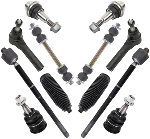 TRQ Front Steering & Suspension Kit Ball Joint Steering Rack & Pinion