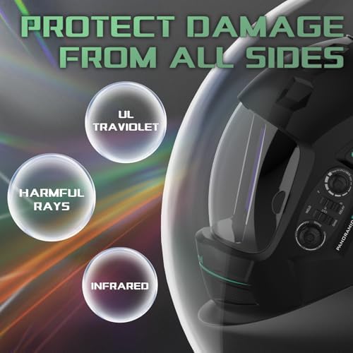 Large View Welding Helmet, 3.94 x 3.66 in, 4 Arc Sensors