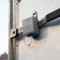 PACLOCK's 81-Series Patented Trailer Door Lock, Standard Rekeyable (SR), One Lock Keyed to a Number U-Pick! w/ 2 Keys, Silver