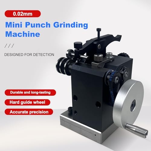 Double slot Mini Punch Grinder Mini Punch Grinding Machine Precision Needle Grinding Machine for Milling Drilling Machine Clamping Accuracy 0.02mm(Low-accuracy model)