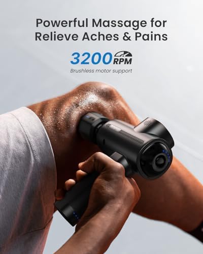 RENPHO Active Thermacool Massage Gun Deep Tissue with Heat and Cold Head