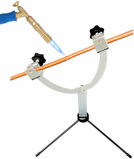 Copper Pipe Welding Bracket,Copper Pipe Welding Tool for HVAC Repair， Welding Bracket Which Can be One-Person Operation and Have Anti-Shake Design and Adjustable Angles