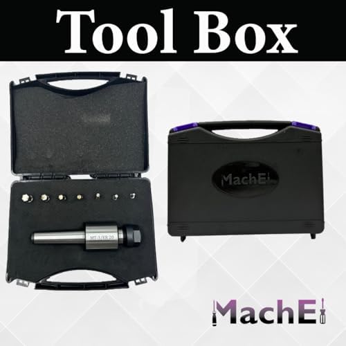 MachEl MT3 Shank Rotary Broach Kit with ER-20 Adapter & 7-Piece Hex Broach Set – Premium Precision Tools for CNC and Milling Operations