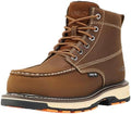 NINGO Steel Toe Work Boots for Men, Non Slip Mens Safety Moc Toe Work Shoes
