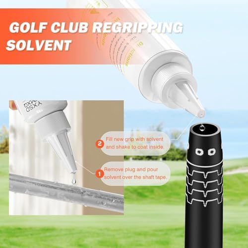 Golf Club Regripping Kit with Bench Vise – Complete Grip Repair & Replacement Set with Rubber Clamp, Solvent, Tape Strips & Tools for Golf Club Grip Installation, Home & Workshop DIY