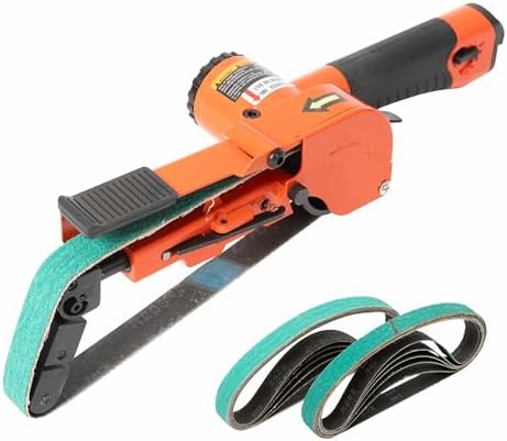 3/4" x 20.5" Air Belt Sander with 12Pcs Zirconia 40/60/80/120 Grit Belts