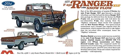 Mebius Model MOE2568 1/25 1972 Ford F250 Ranger XLT Snow Plow Equipment Plastic Model