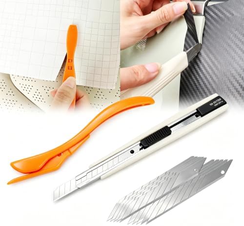 Vehicle Wrap Kit Heat Gun for Vinyl Wrap Window Film Decal, Car Paint Protection Film Kit Tinting Tools with Film Knife, Plastic Squeegee, 500ml Empty Spray Bottle