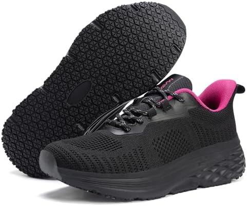 AVW Womens Non Slip Work Shoes Walking Sneakers Food Service Kitchen Shoes