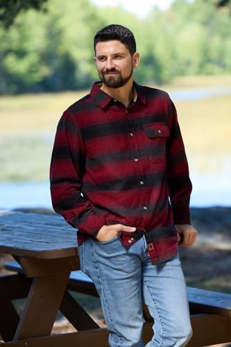 Legendary Whitetails Mens Flannel Long Sleeve Button Down 100% Cotton Shirt