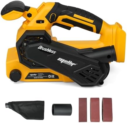 Upgraded Brushless Belt Sander Compatible with Dewalt 20V Battery