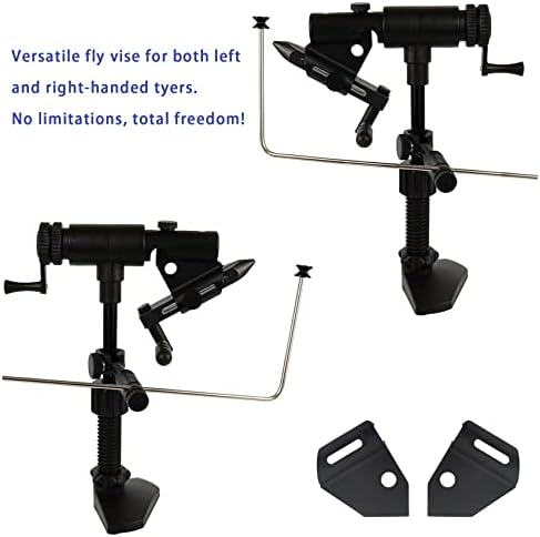 Riverruns II Generation Rotary Fly Tying Vise 360 Degree Rotation Ultra Light Rotary Fly Vise